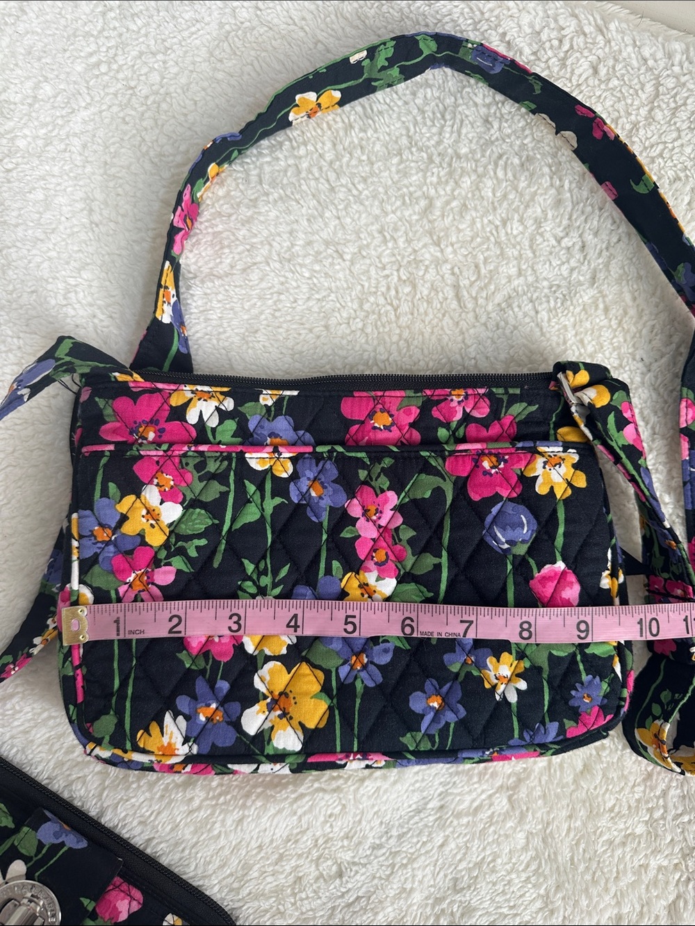 New Vera Bradley Quilted Floral Wildflower Garden Crossbody Purse Bag Wallet Set - Picture 9 of 9